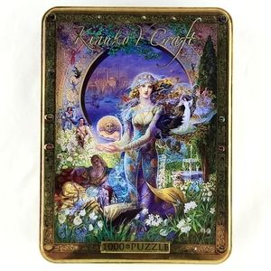 RARE New Sealed Kinuko Y Craft MasterPieces Tin Box Jigsaw Puzzle 1000 Pcs